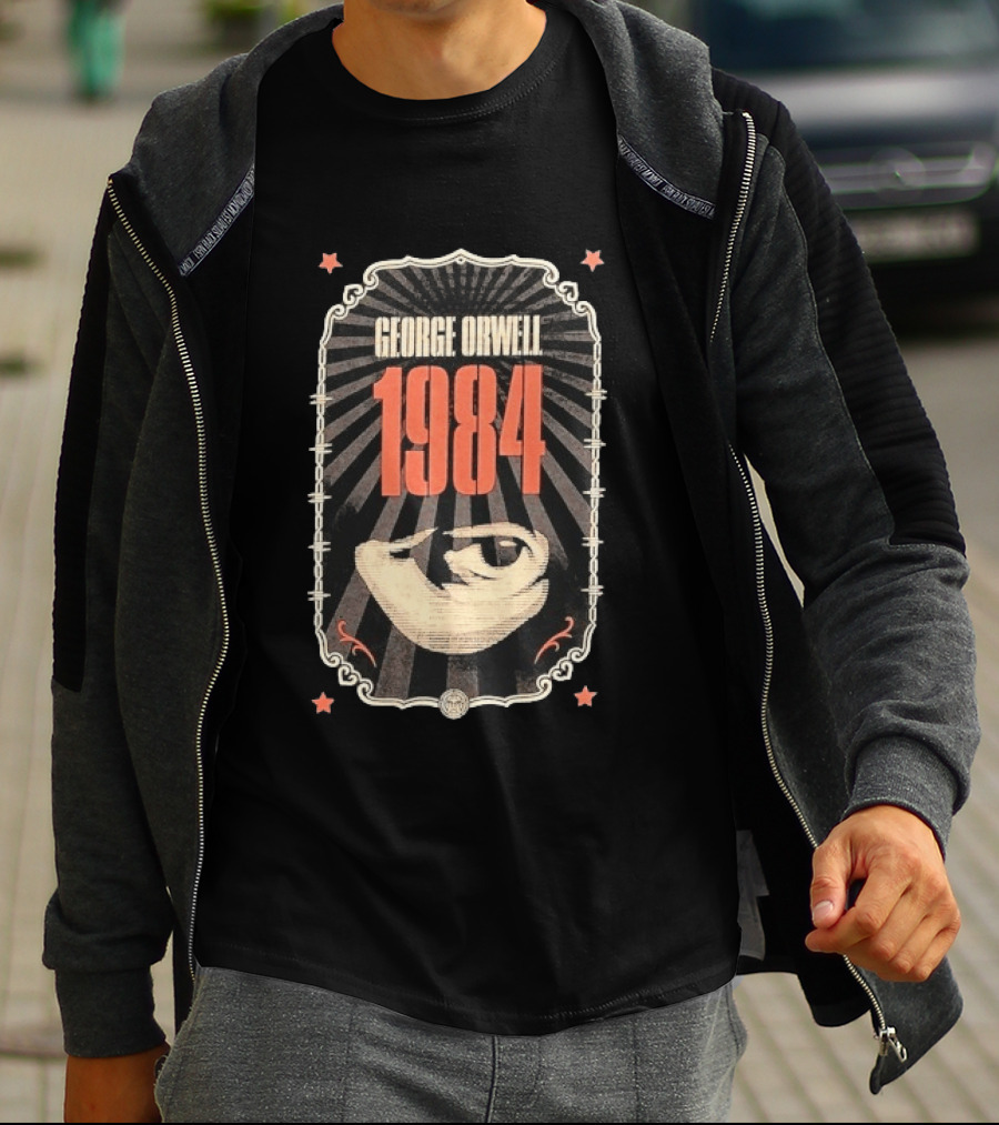 George Orwell 1984 Eye Obeying Authority T-Shirt