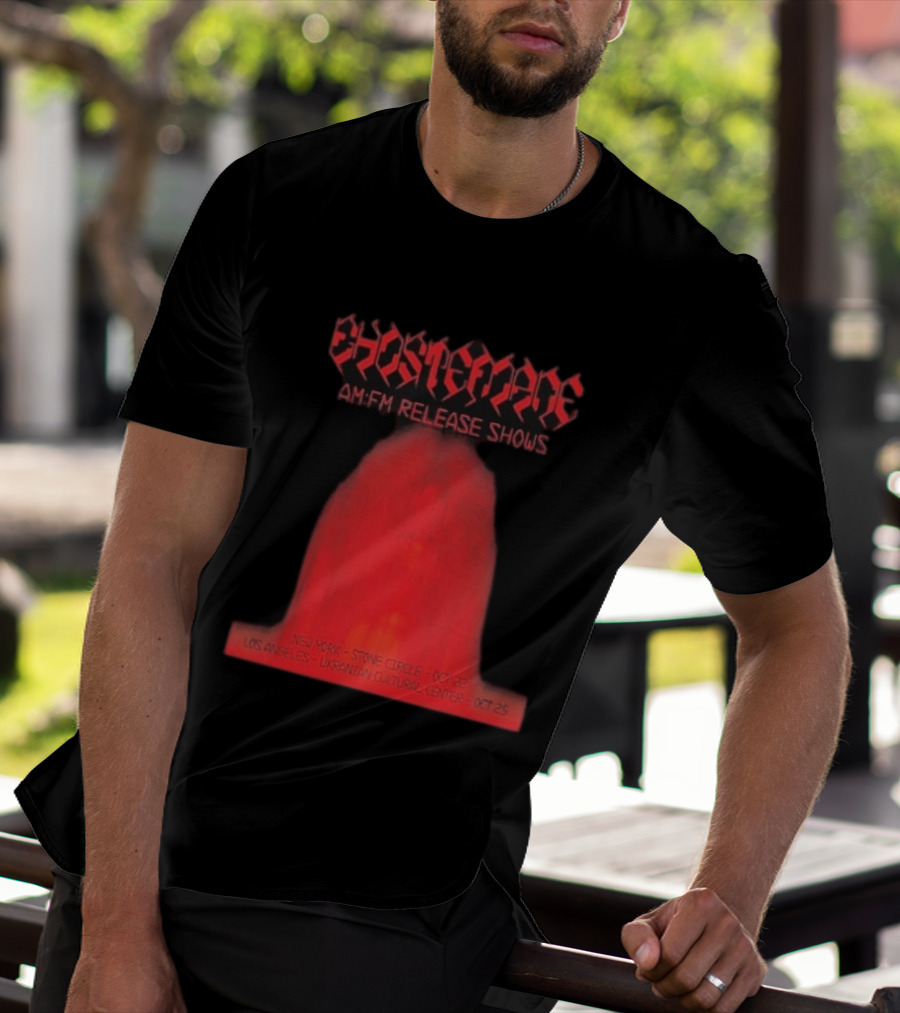Ghostemane AM:FM Release Shows New York Stone Circle Oct 22 Los Angeles Ukrainian Cultural Center Oct 25 T-Shirt