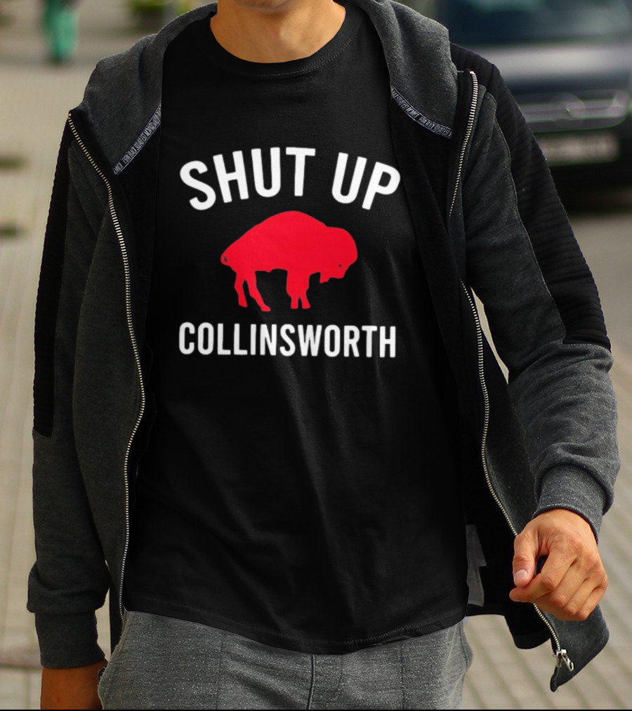 Shut Up Collinsworth Red Buffalo T-Shirt