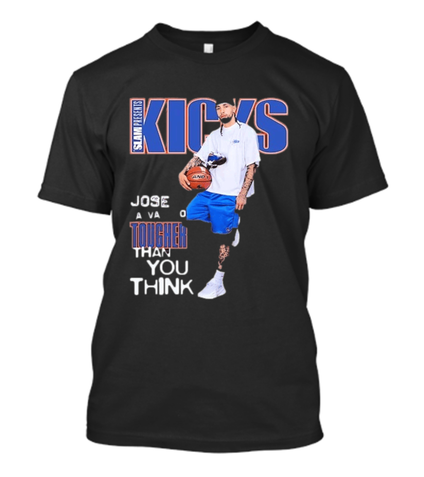 Slam Presents Kicks Jose Alvarado Tougher Than You Think New York Knicks T-Shirt