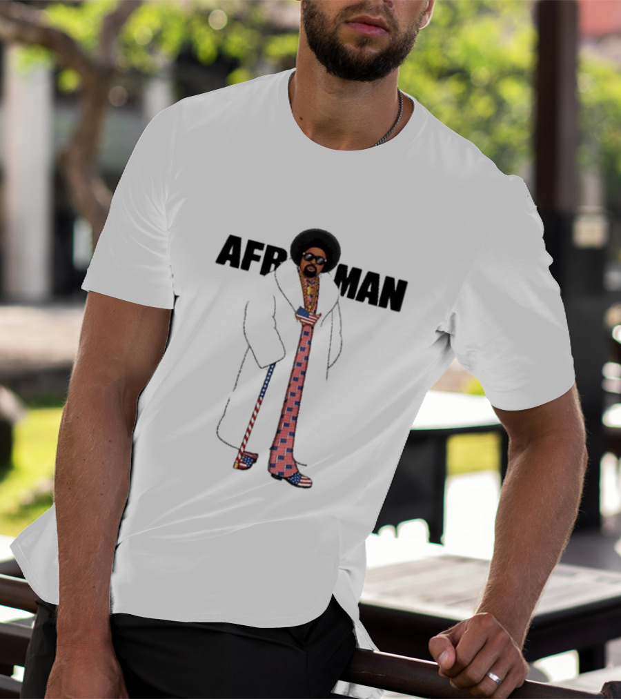 Afroman Freedom Of Speech Wine & Big Coat Tour 2026 Stars And Stripes Suit And Cane Outfit T-Shirt