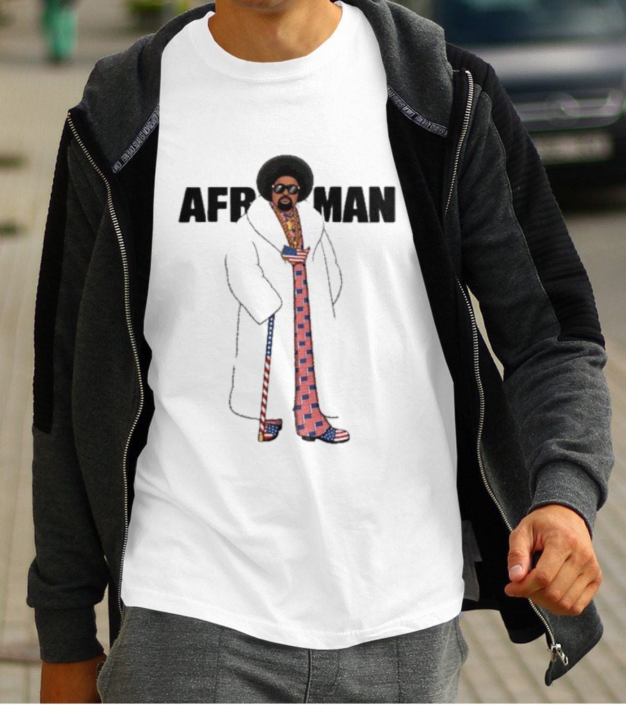 Afroman Freedom Of Speech Wine & Big Coat Tour 2026 Stars And Stripes Suit And Cane Outfit T-Shirt