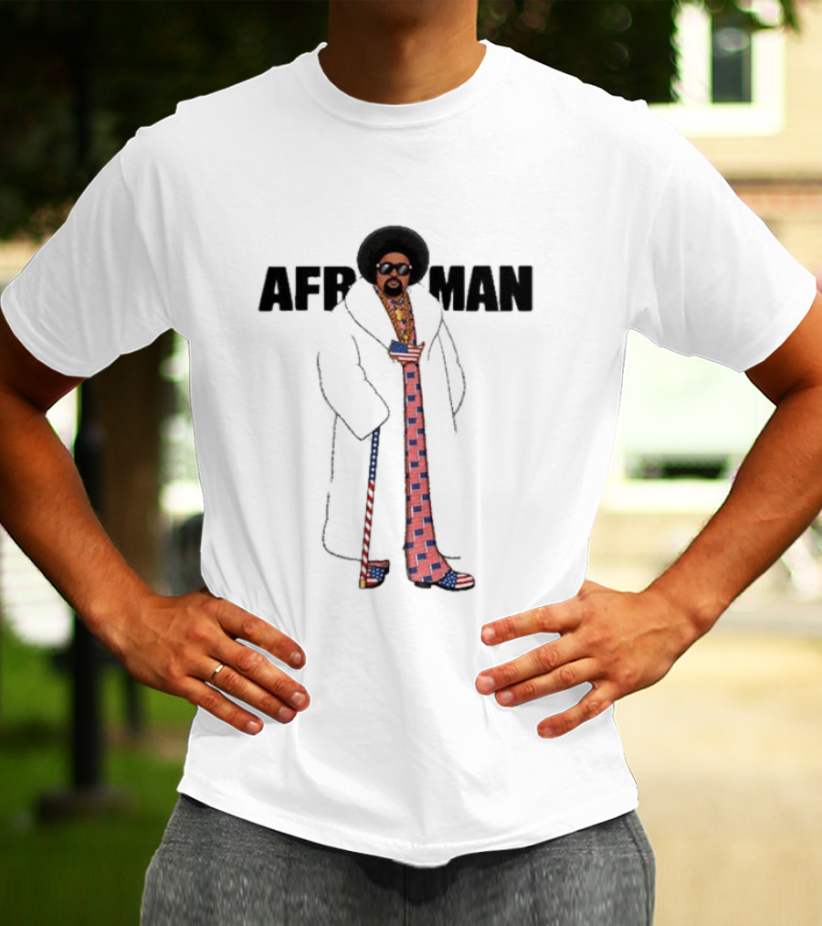 Afroman Freedom Of Speech Wine & Big Coat Tour 2026 Stars And Stripes Suit And Cane Outfit T-Shirt