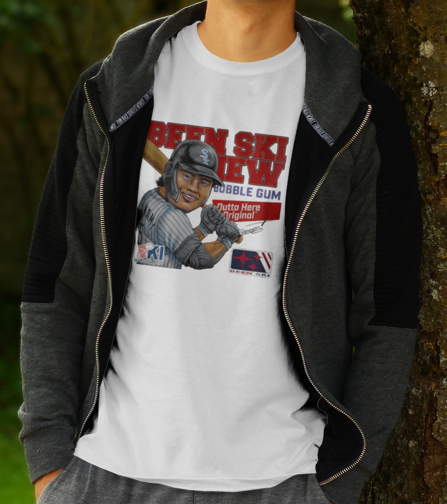 Been Ski View Bubble Gum Outta Here Baseball Original T-Shirt