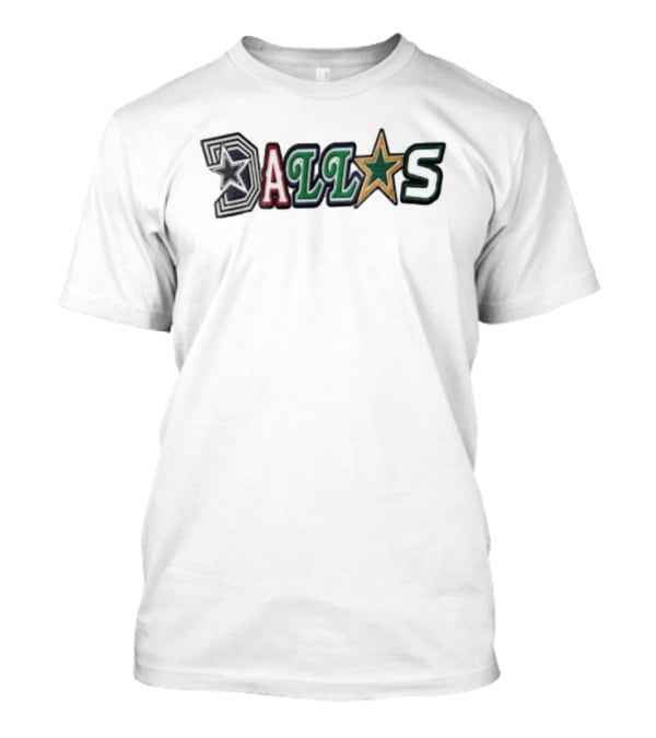 Dallas Cowboys Dallas Stars City Name Sports Team Logos T-Shirt