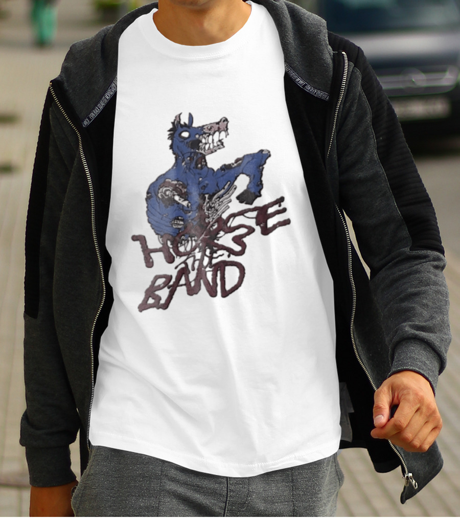 Horse The Band Zombie Horse Creature Monster T-Shirt