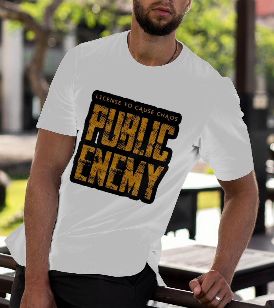 License To Cause Chaos Public Enemy T-Shirt