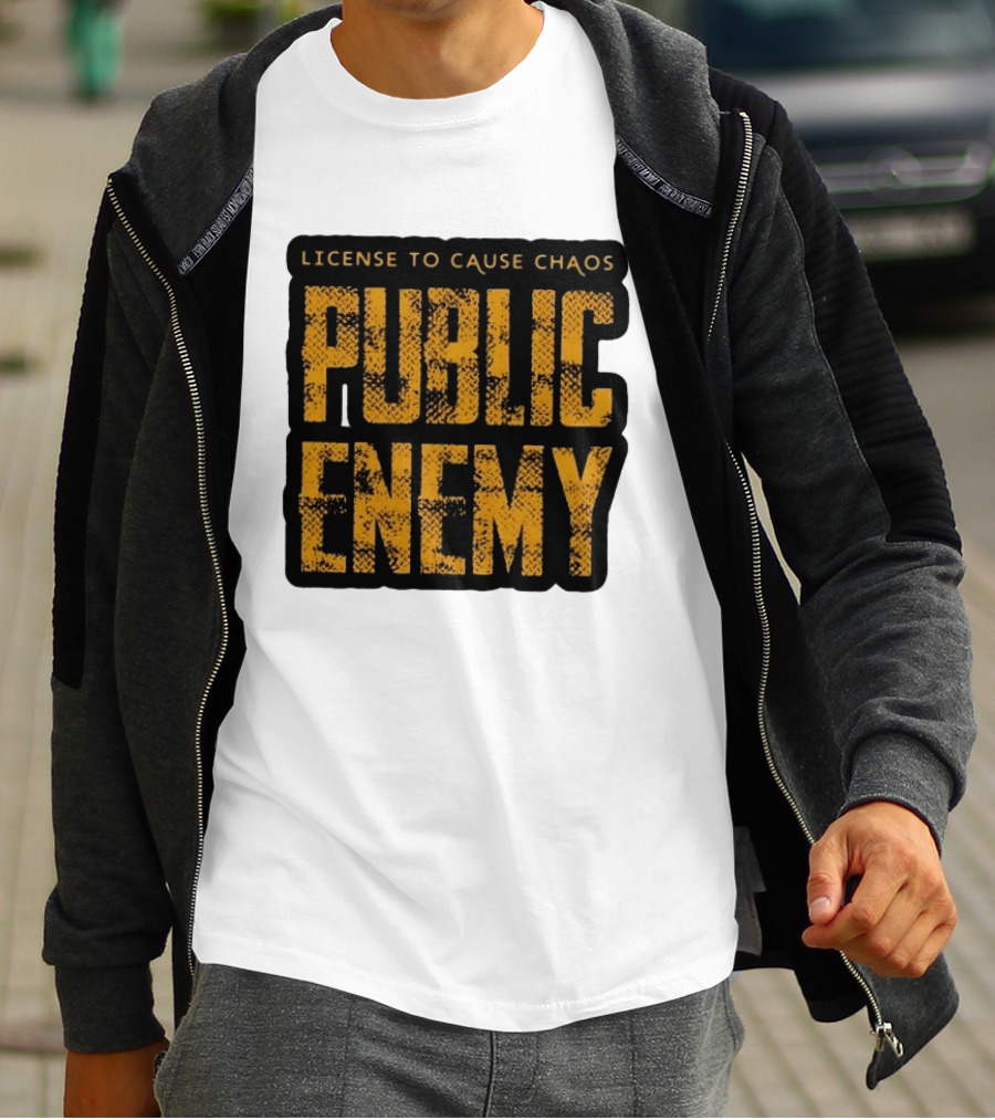 License To Cause Chaos Public Enemy T-Shirt