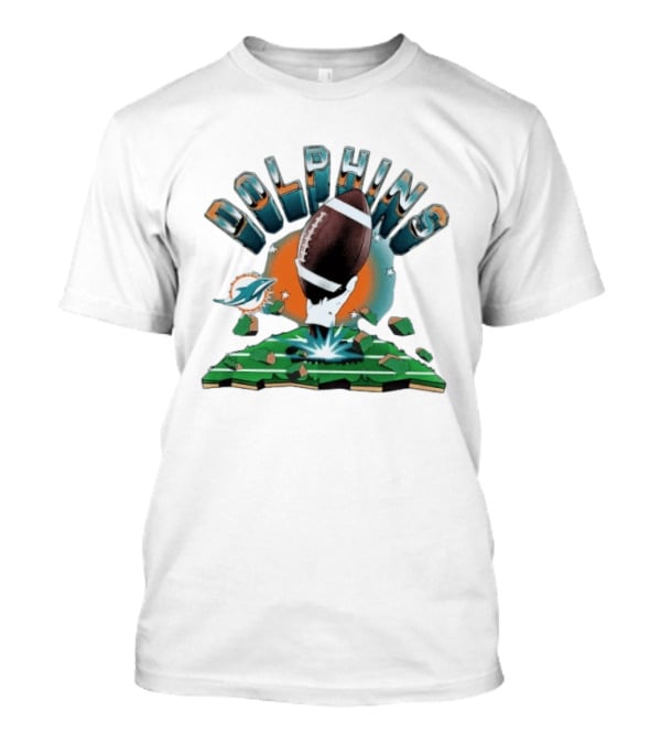 Miami Dolphins Football Explode 2026 Clubhouse T-Shirt