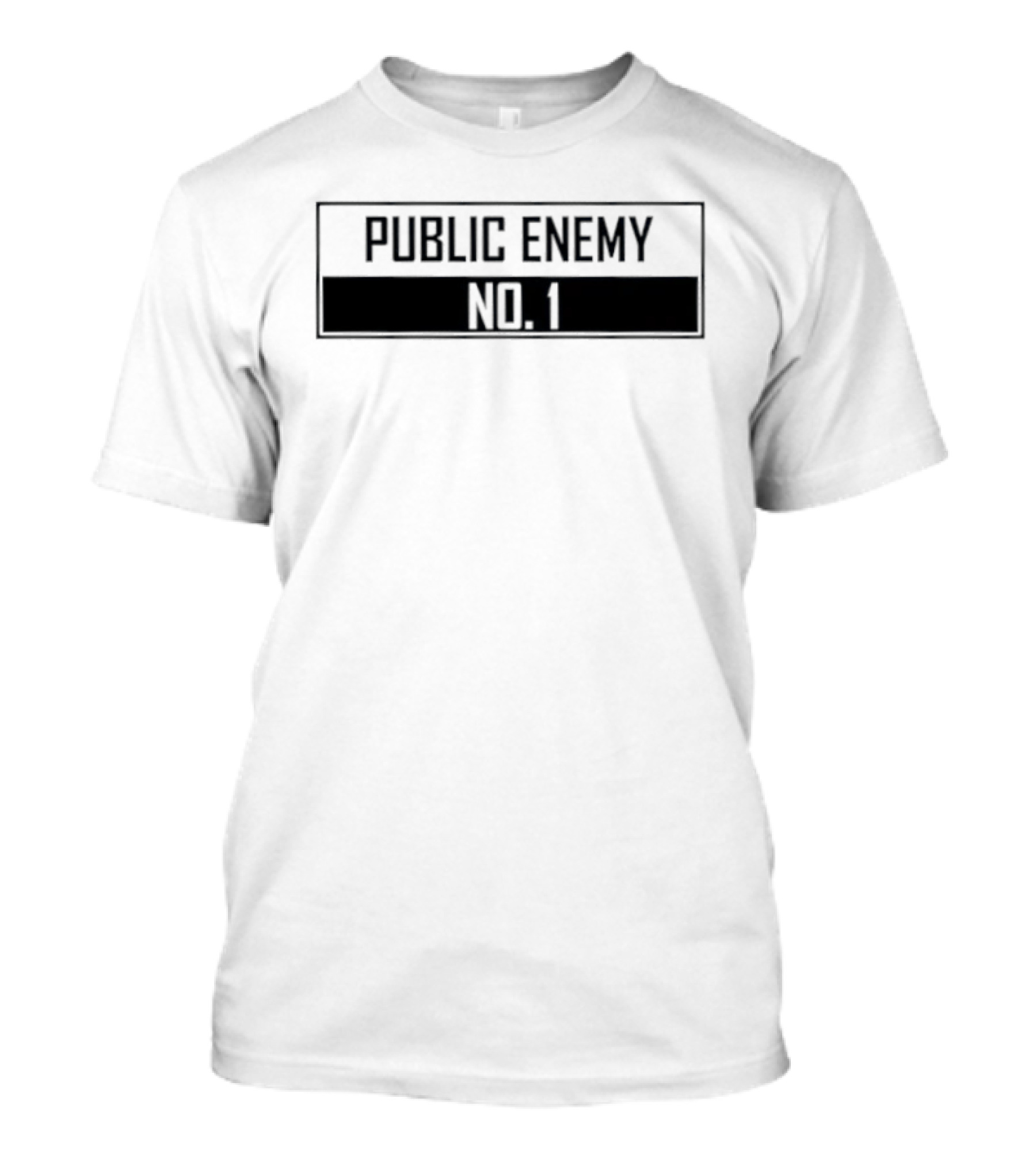Public Enemy No.1 Text Block T-Shirt