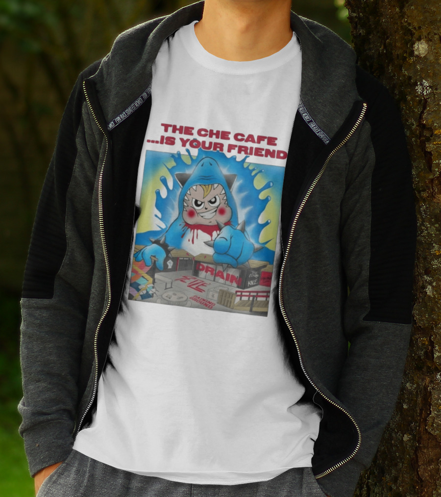 The Che Cafe Is Your Friend Drain Gaining Ground Street T-Shirt