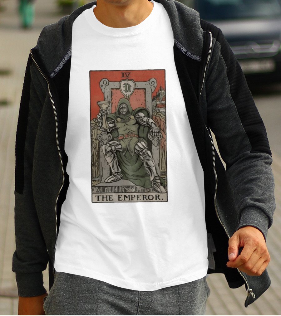 Doctor Doom IV Tarot Card The Emperor Marvel T-Shirt