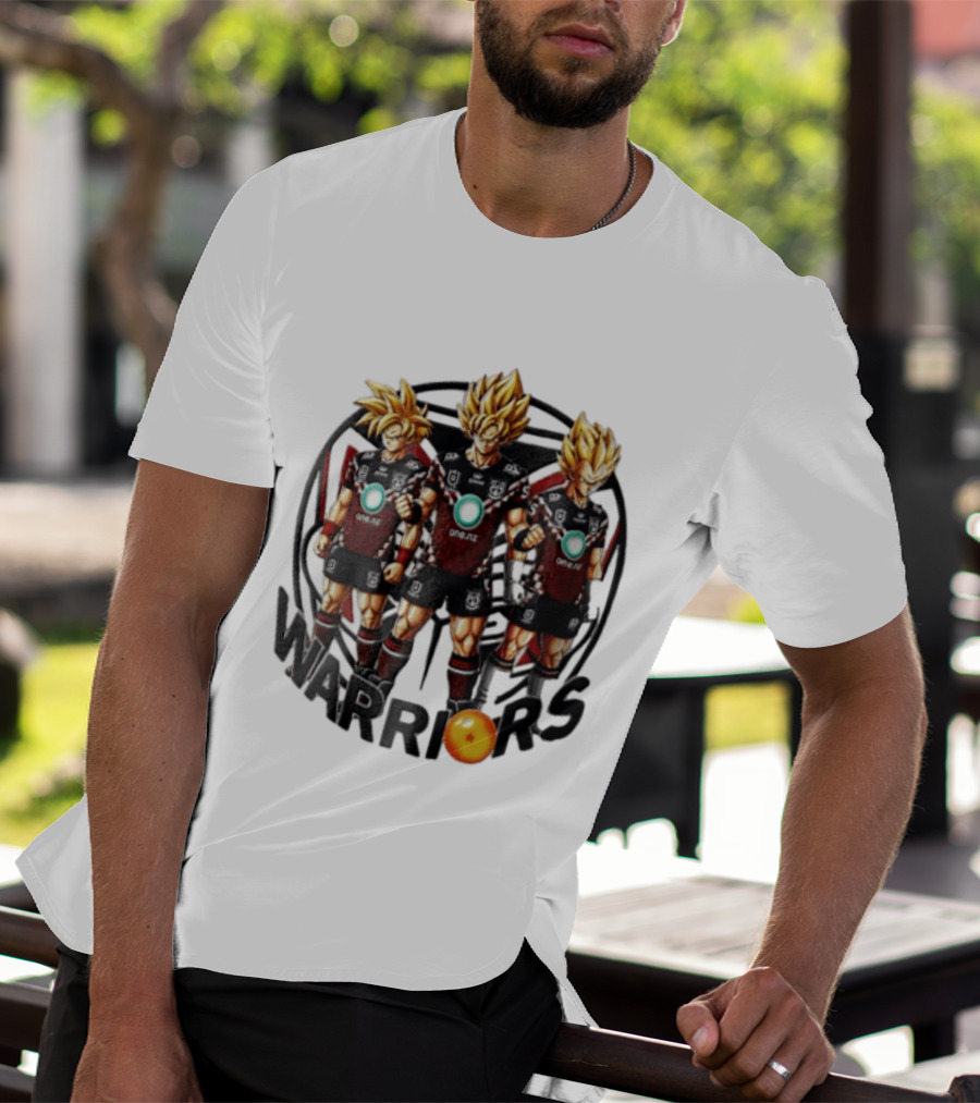 NRL New Zealand Warriors One NZ Super Saiyan Warriors Fusion T-Shirt