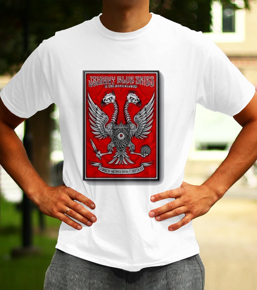 Johnny Blue Skies And The Dark Clouds Nationwide Arena Columbus OH October 7 2026 Two Headed Eagle T-Shirt