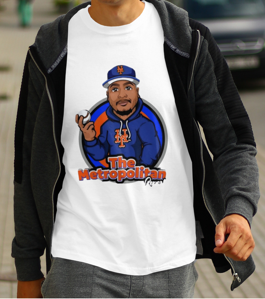 The Metropolitan Report New York Mets Baseball Fan T-Shirt