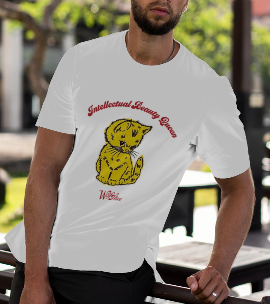 Wolf Alice Intellectual Beauty Queen Cat Drawing T-Shirt