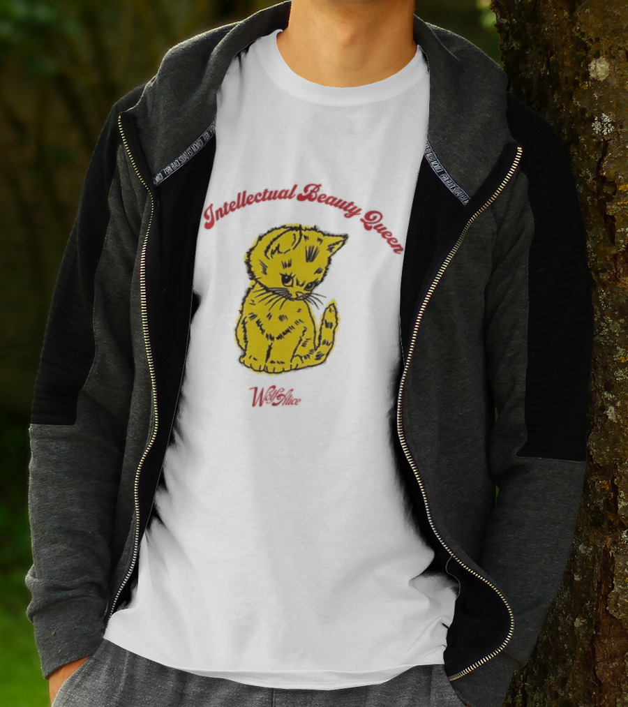 Wolf Alice Intellectual Beauty Queen Cat Drawing T-Shirt