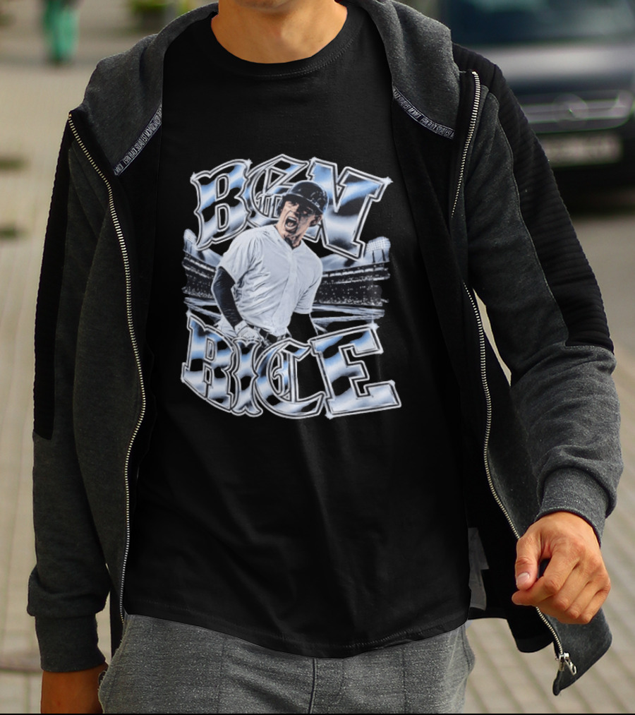 Ben Rice New York Yankees October Power Baseball Stadium T-Shirt