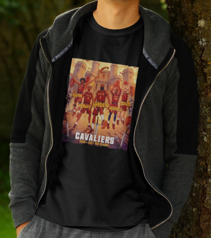Cleveland Cavaliers 2026 2027 NBA Season Harden Mitchell Mobley Allen Strus Basketball Team Cavaliers T-Shirt