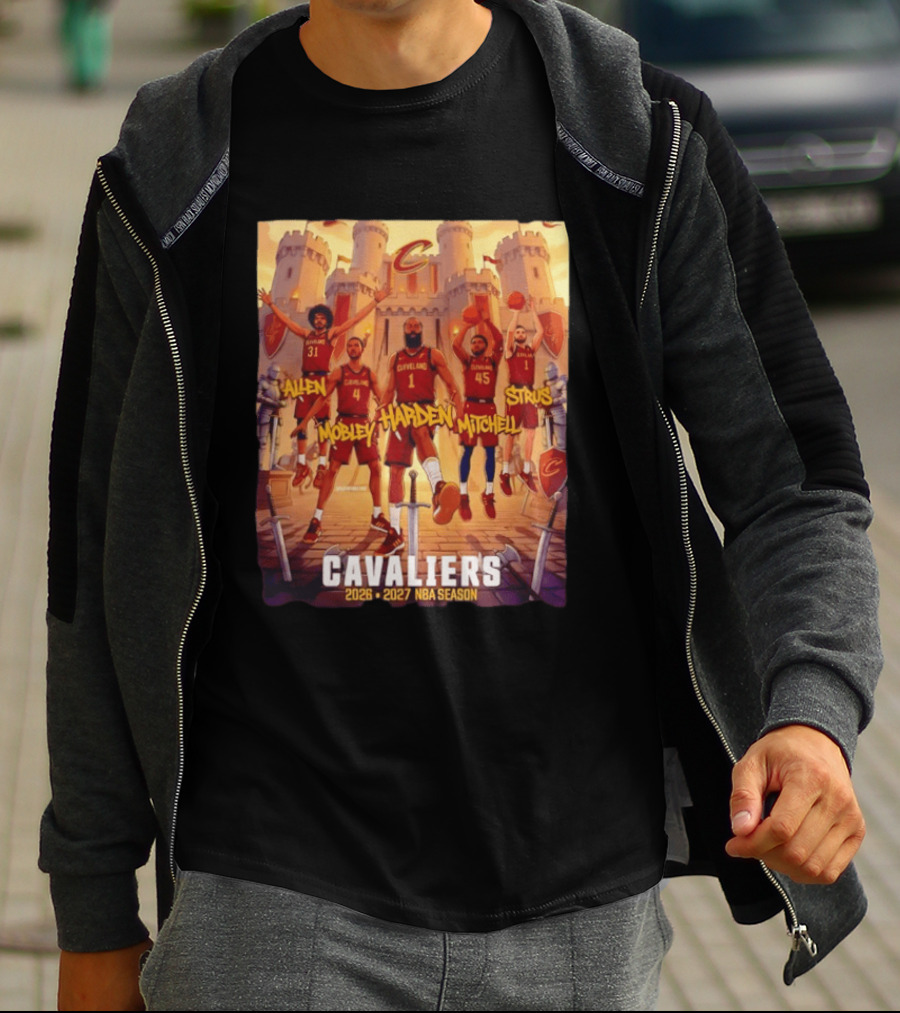Cleveland Cavaliers 2026 2027 NBA Season Harden Mitchell Mobley Allen Strus Basketball Team Cavaliers T-Shirt