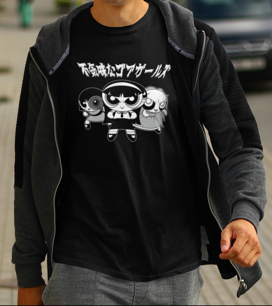 Creepy Gore Girls Japanese Horror Characters T-Shirt