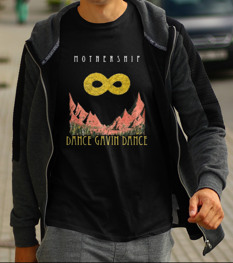 Mothership Dance Gavin Dance Infinity Mountain Scene T-Shirt