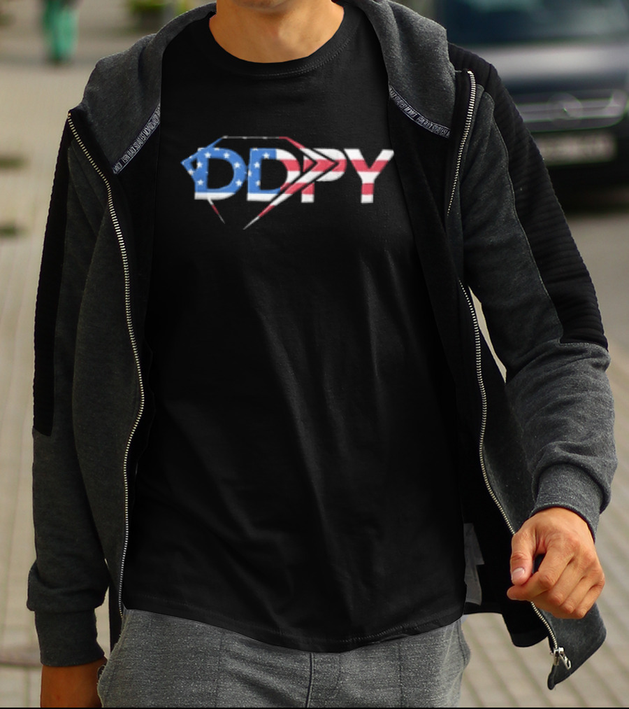 Ddpy Diamond American Flag Stars Stripes T-Shirt