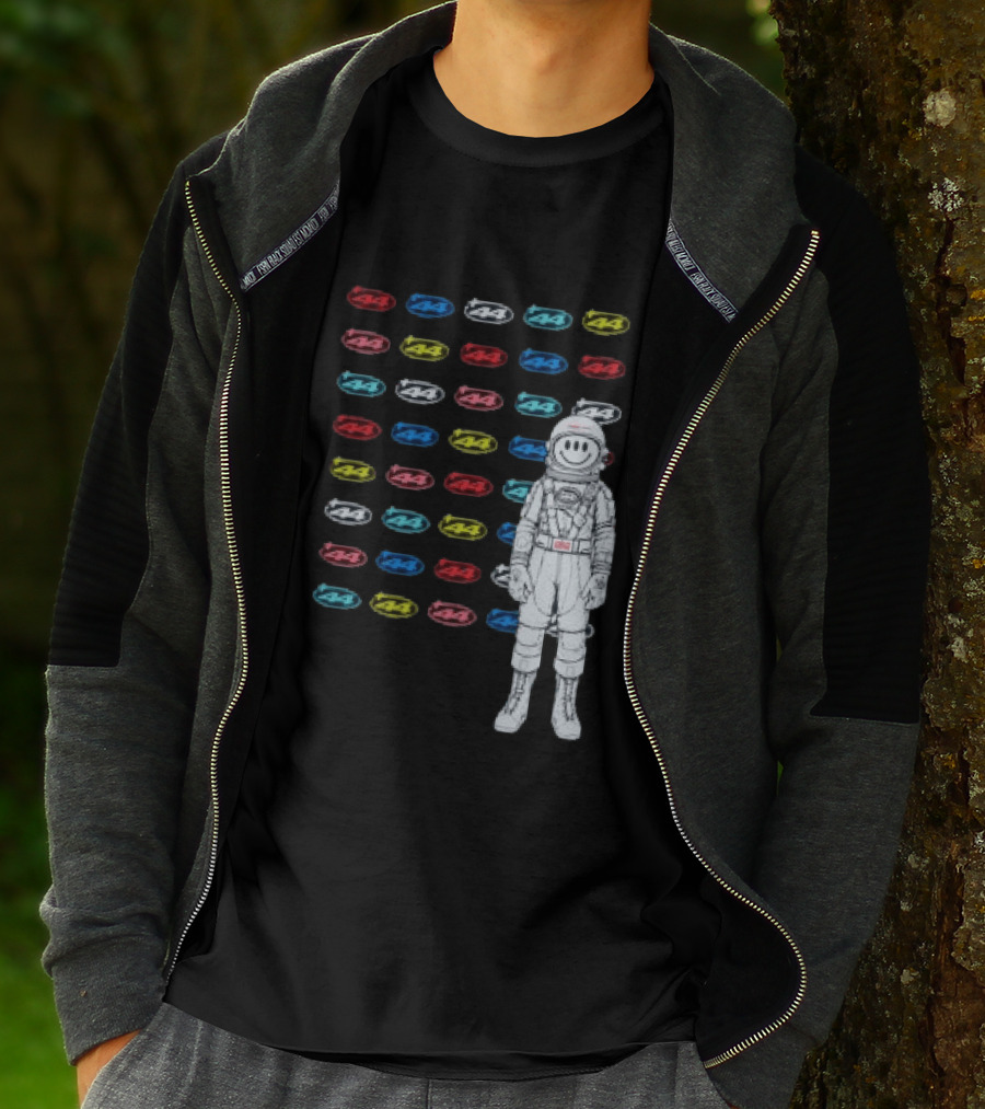 Plus44 Spaceman Heavyweight Astronaut Smile T-Shirt