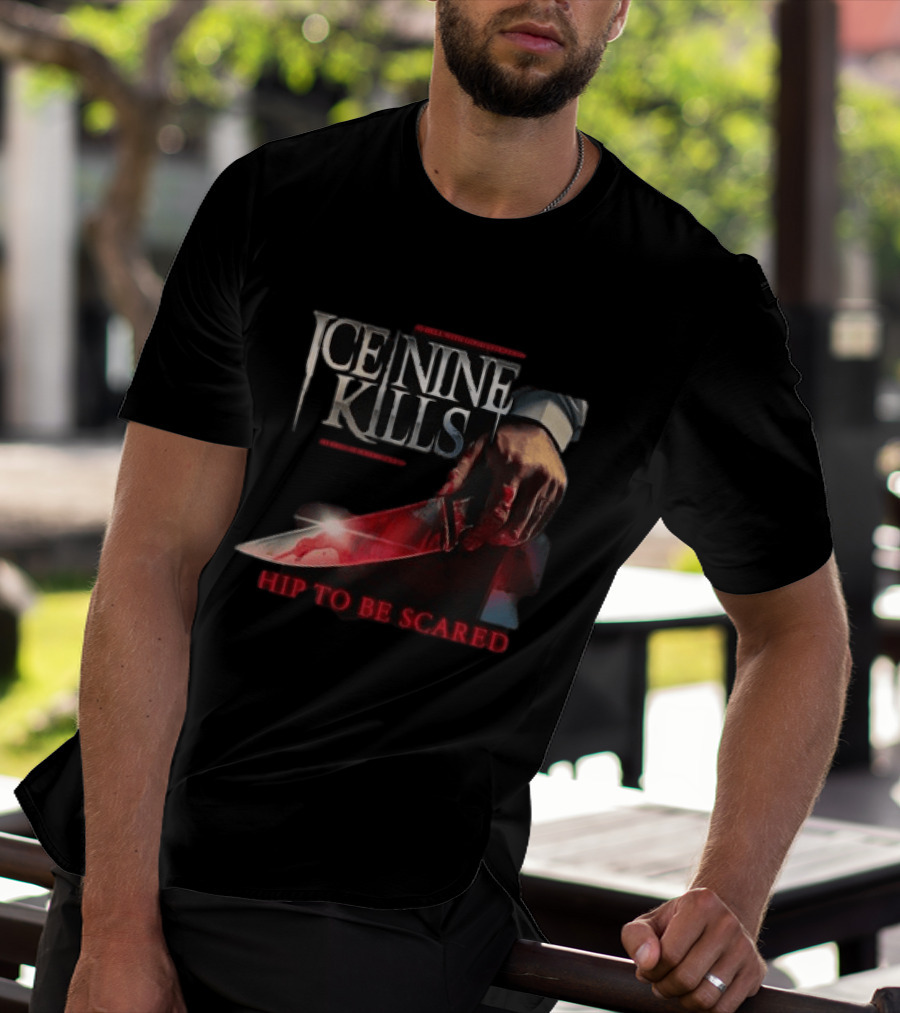 Ice Nine Kills Hip To Be Scared Bloody Knife T-Shirt
