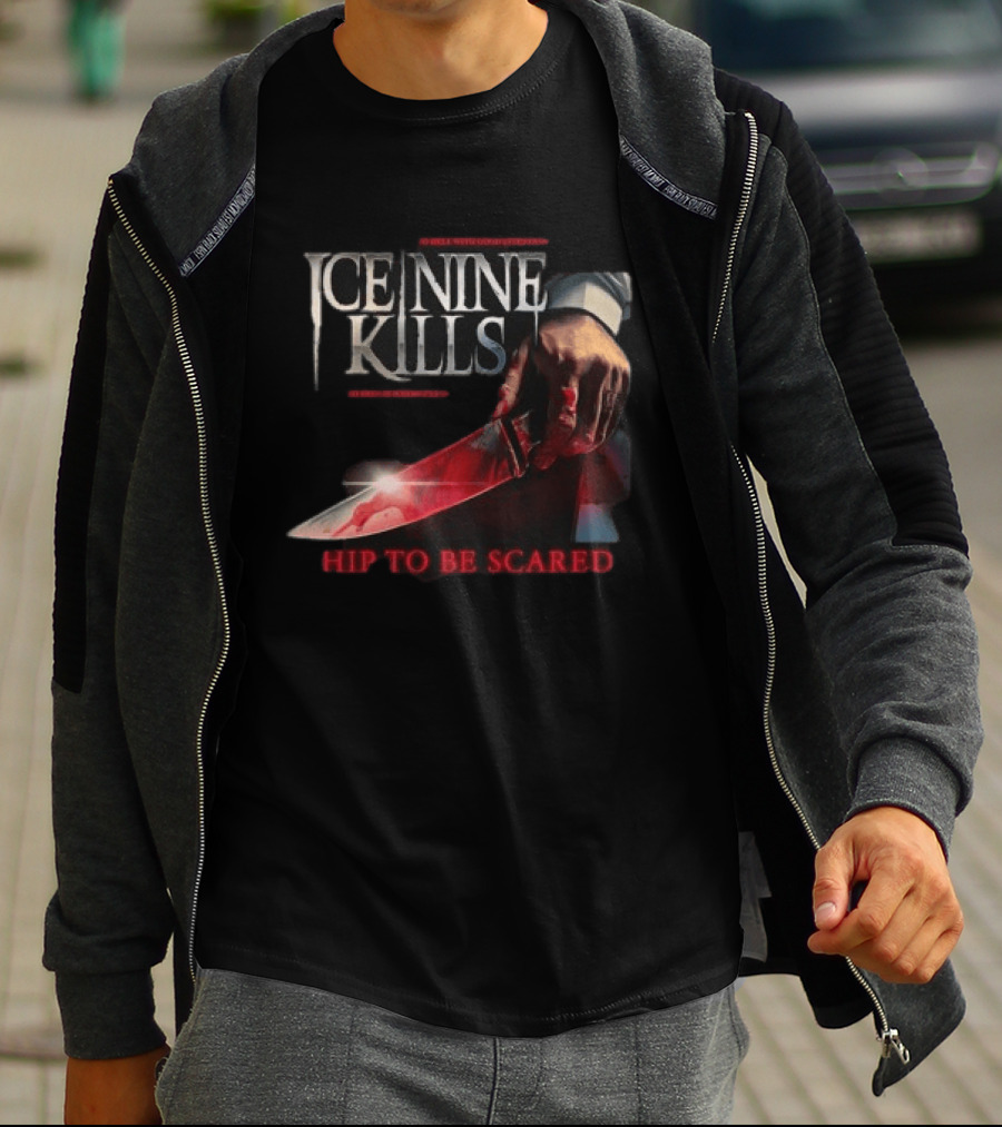 Ice Nine Kills Hip To Be Scared Bloody Knife T-Shirt