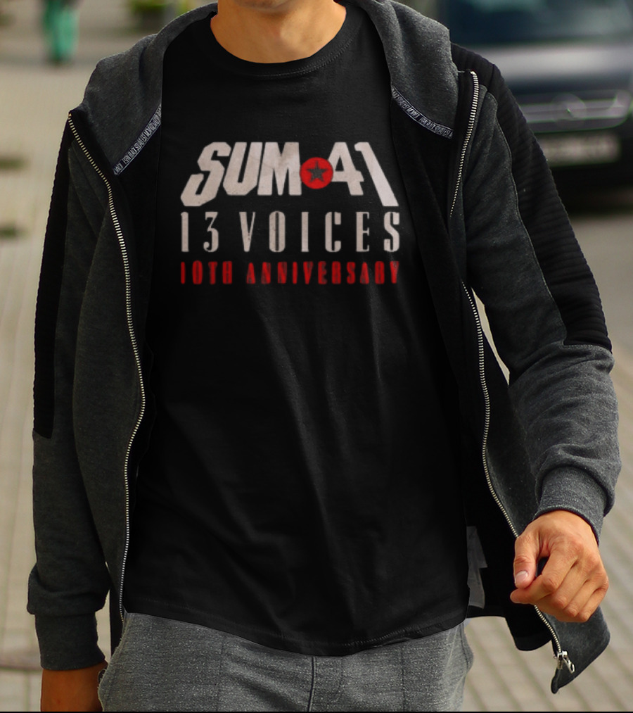 Sum 41 13 Voices 10th Anniversary T-Shirt