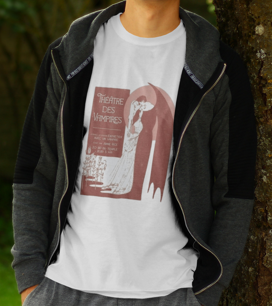 Théâtre Des Vampires Entretien Avec Un Vampire Anne Rice 20 BD Du Temple Jeudi 5 Mai T-Shirt