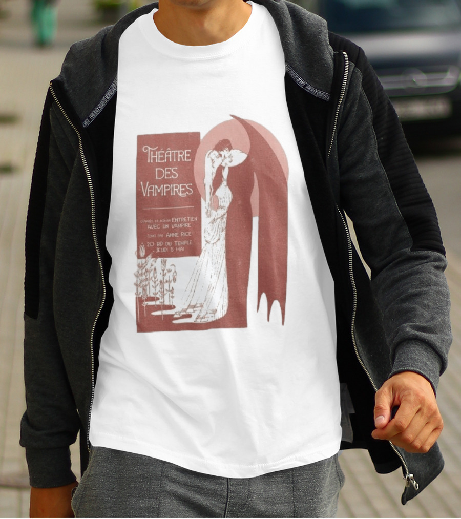 Théâtre Des Vampires Entretien Avec Un Vampire Anne Rice 20 BD Du Temple Jeudi 5 Mai T-Shirt
