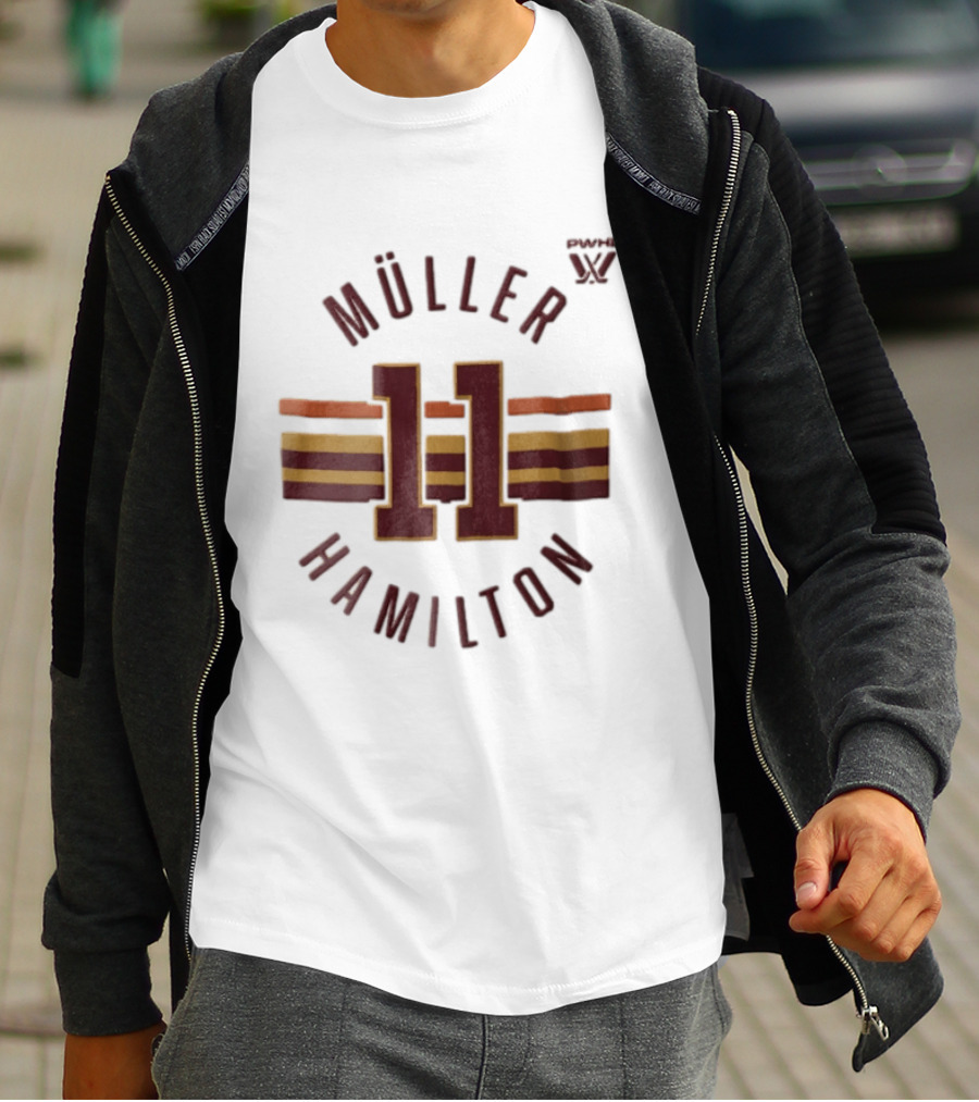 Müller Hamilton 11 Stripes PWHL T-Shirt