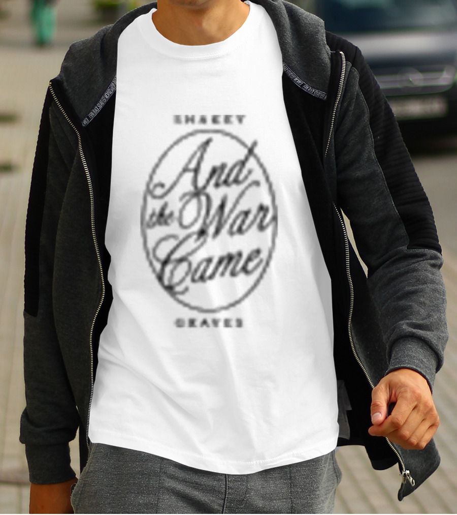 Shakey Graves And The War Came Tour 2025 Official Merchandise T-Shirt