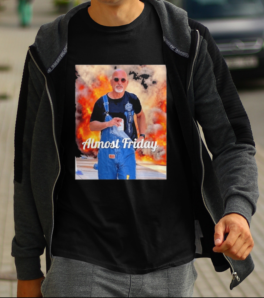 Almost Friday Howie Mandel Clash Explosion Scene T-Shirt