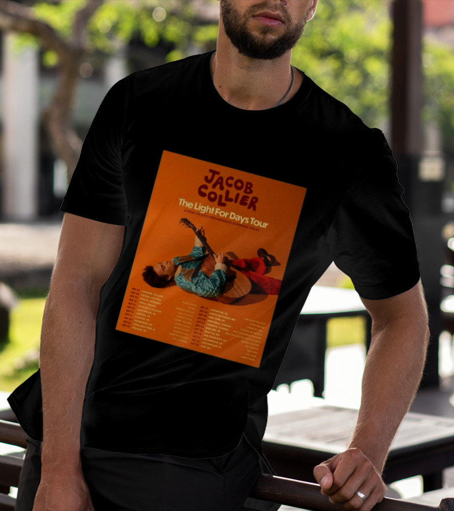 Jacob Collier The Light For Days Tour 2026 A Series Of Solo Performances In Intimate Spaces T-Shirt