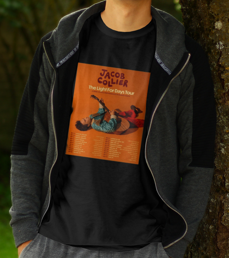 Jacob Collier The Light For Days Tour 2026 A Series Of Solo Performances In Intimate Spaces T-Shirt
