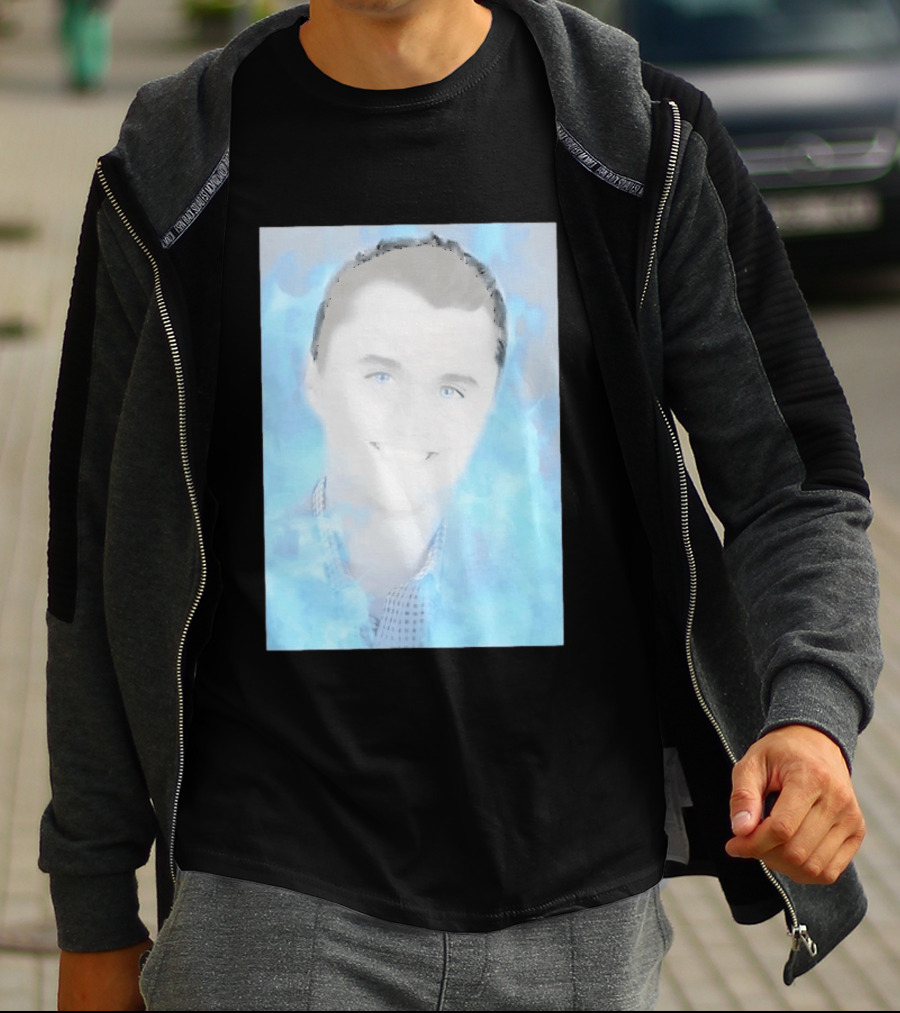 Charlie Kirk Turning Point USA Conservative Blue Aura T-Shirt