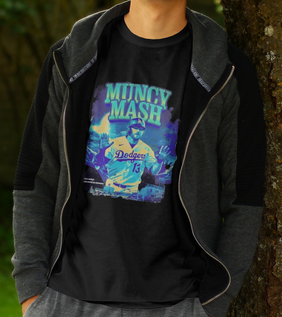 Max Muncy Muncy Mash Los Angeles Dodgers 13 Baseball Player Dodgers Stadium T-Shirt