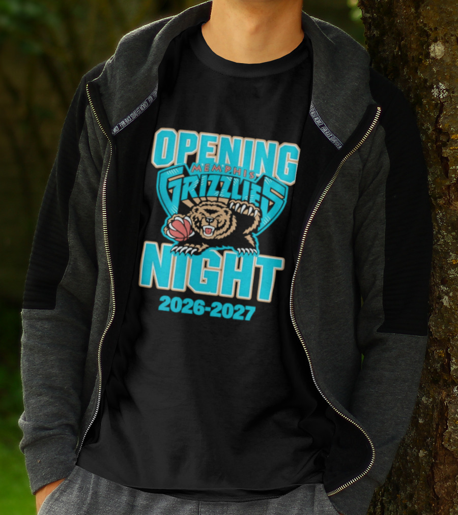 NBA Opening Night 2026 2027 Memphis Grizzlies T-Shirt