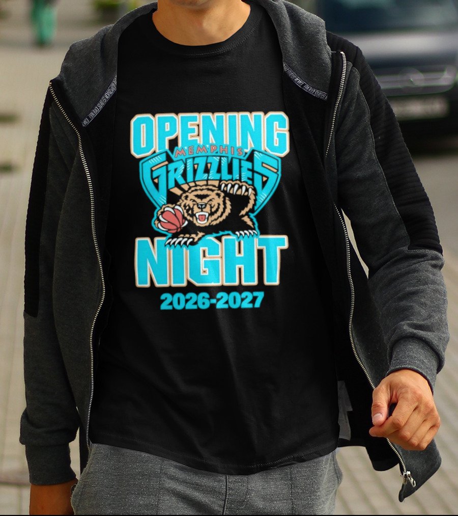 NBA Opening Night 2026 2027 Memphis Grizzlies T-Shirt