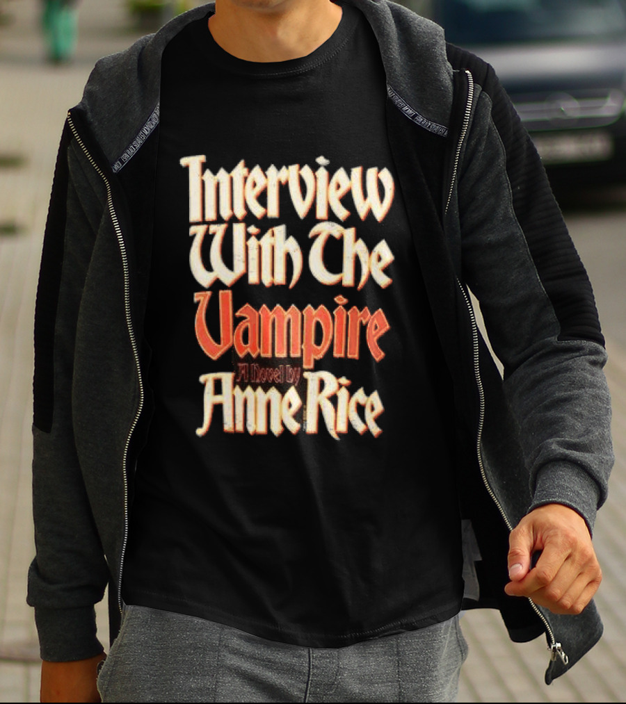 Interview With The Vampire Novel Anne Rice First Edition T-Shirt