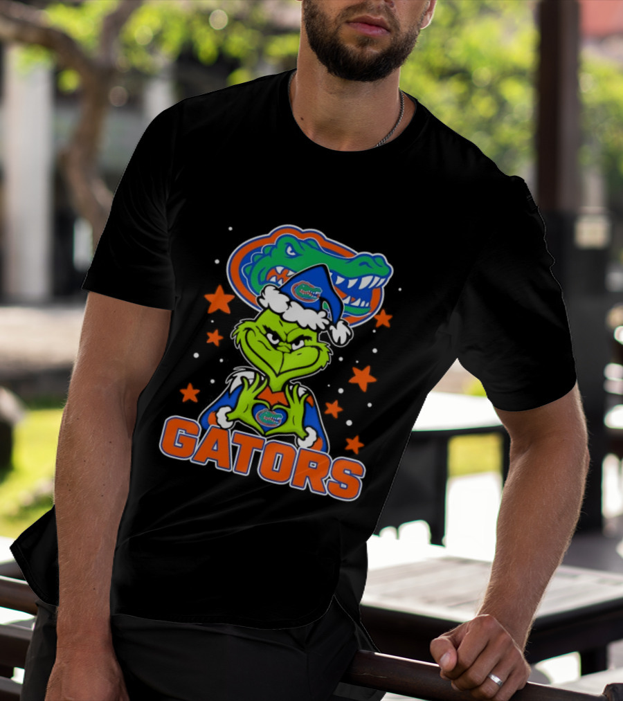 Florida Gators Grinch Christmas College Football Fan T-Shirt