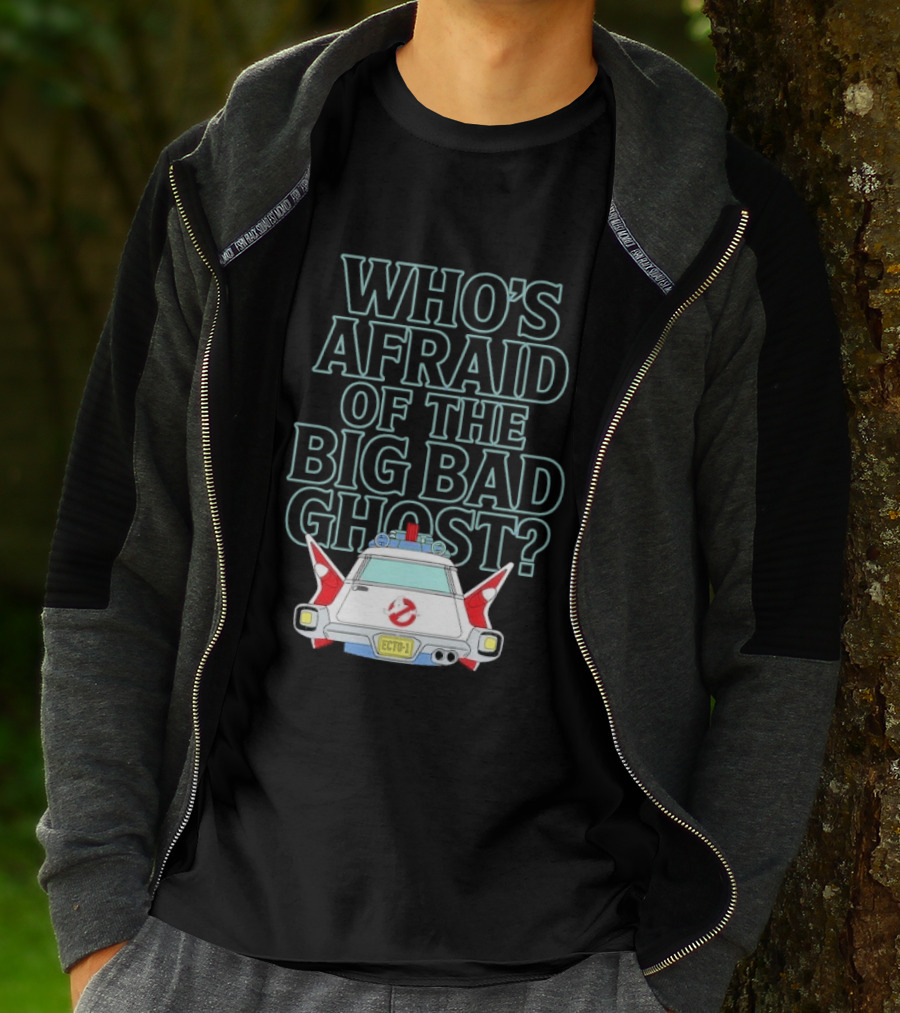 The Real Ghostbusters Who's Afraid Of The Big Bad Ghost Ecto 1 T-Shirt