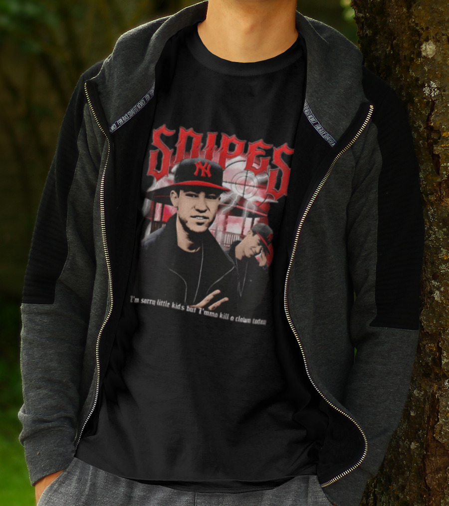 Snipes I'm Sorry Little Kids But I'mma Killa A Clown Today Red Target T-Shirt
