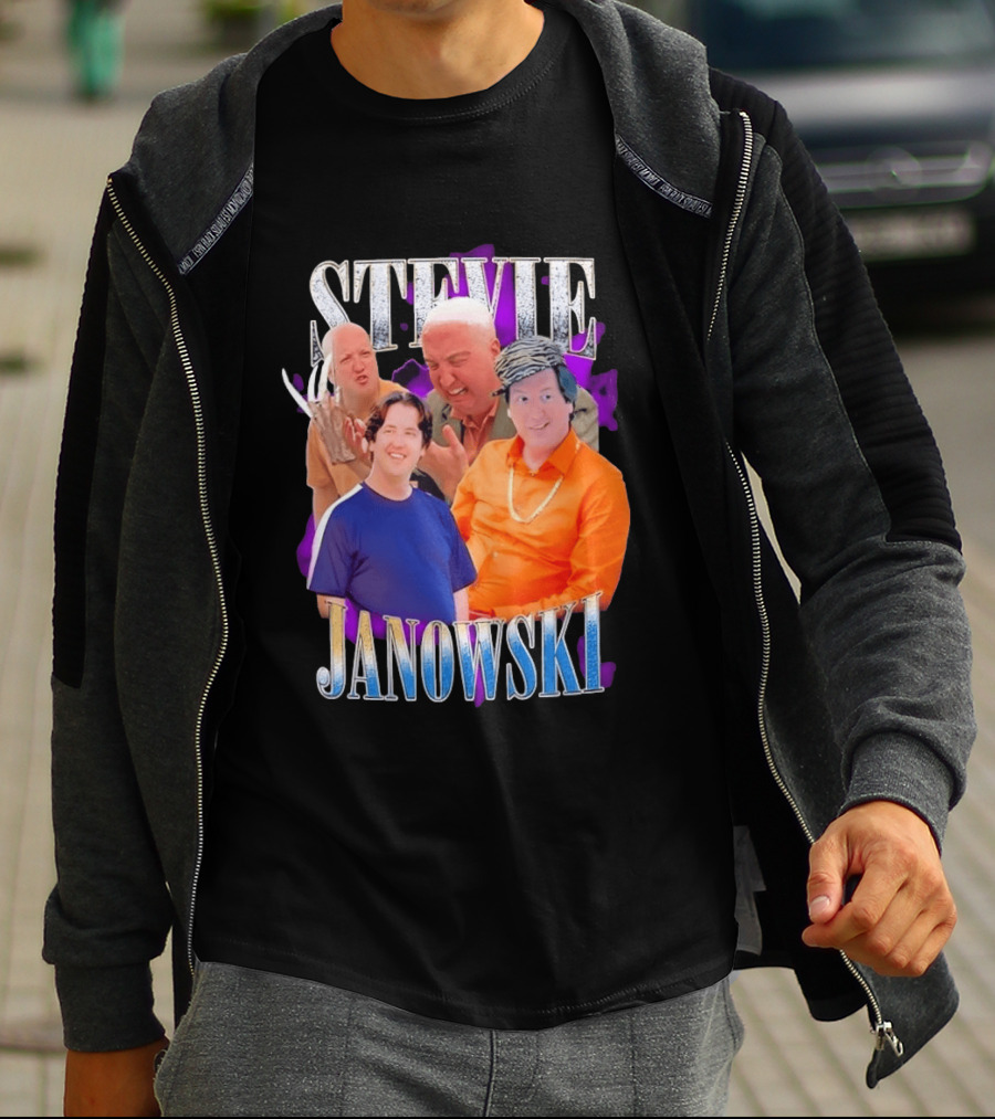 Stevie Janowski Comedy Collage Bootleg T-Shirt