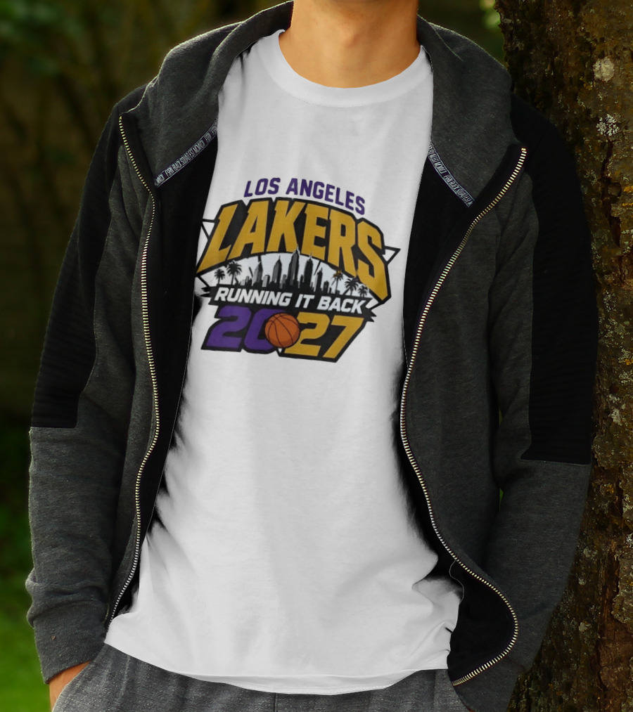 Los Angeles Lakers Running It Back Skyline NBA 2027 T-Shirt