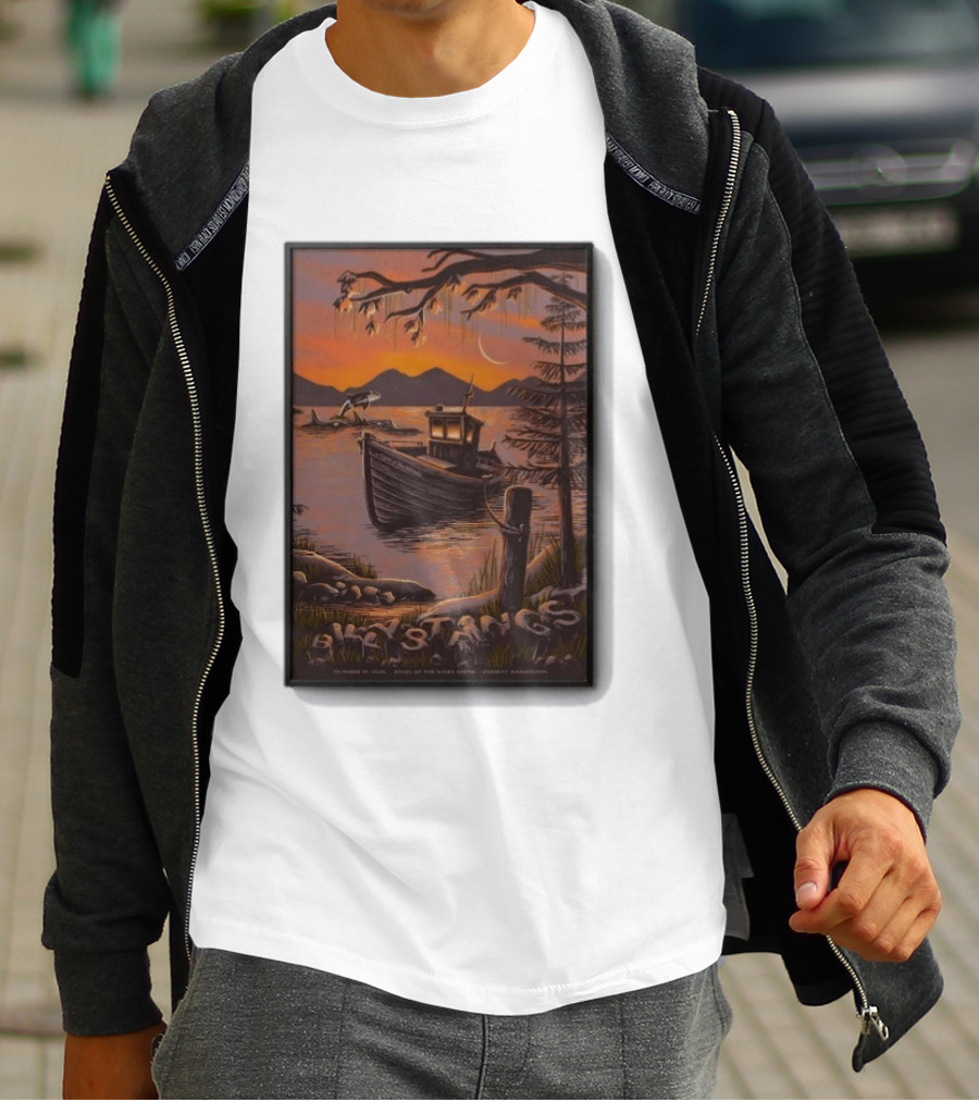 Billy Strings Everett Washington Oct 10 2026 Angles Of The Winds Arena T-Shirt