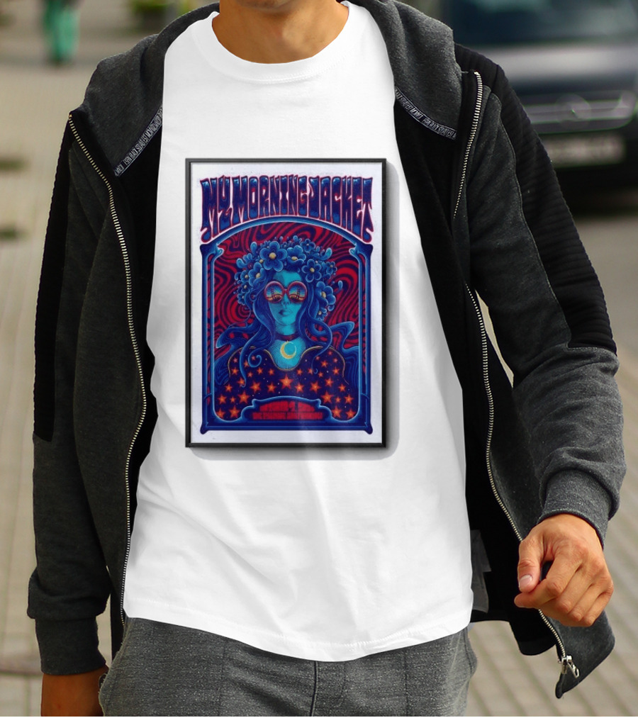 My Morning Jacket San Francisco October 9 2026 Psychedelic Floral Woman T-Shirt